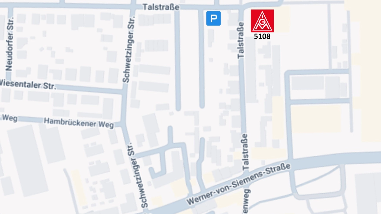 Lageplan Gebäude und Parkplatz clean