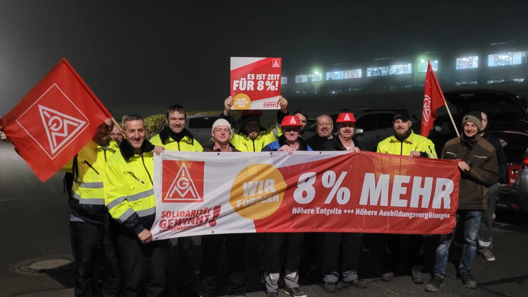 Warnstreik 1. Welle bei Lacroix & Kress