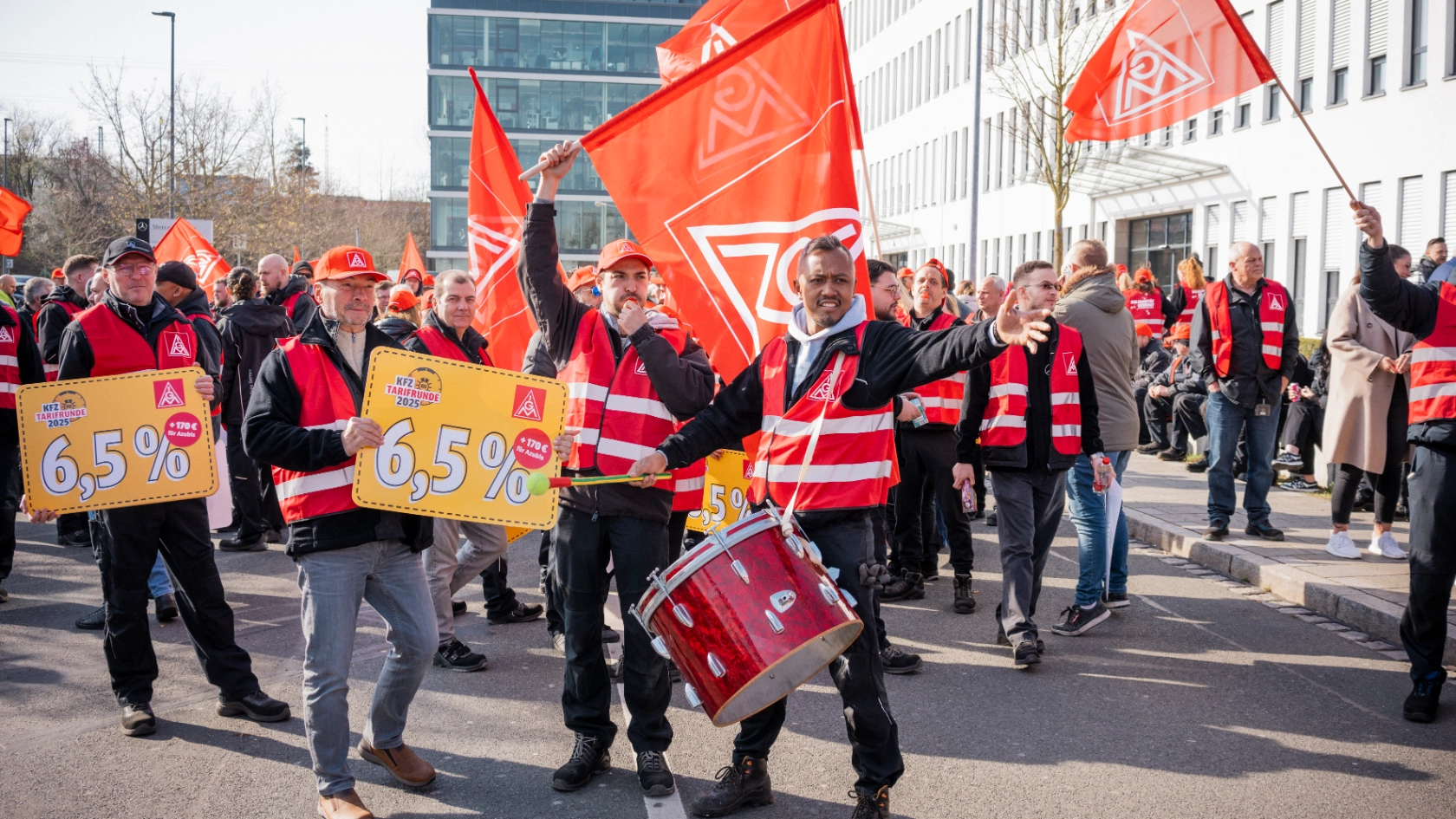 Zentraler Warnstreik Nürnberg