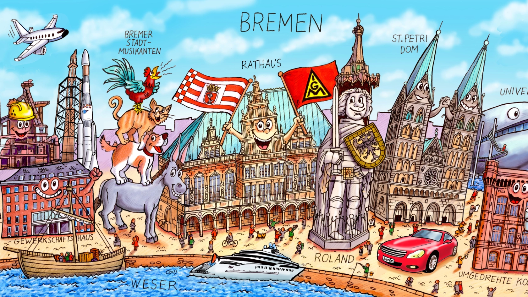 Unser wunderschönes Wimmelbild