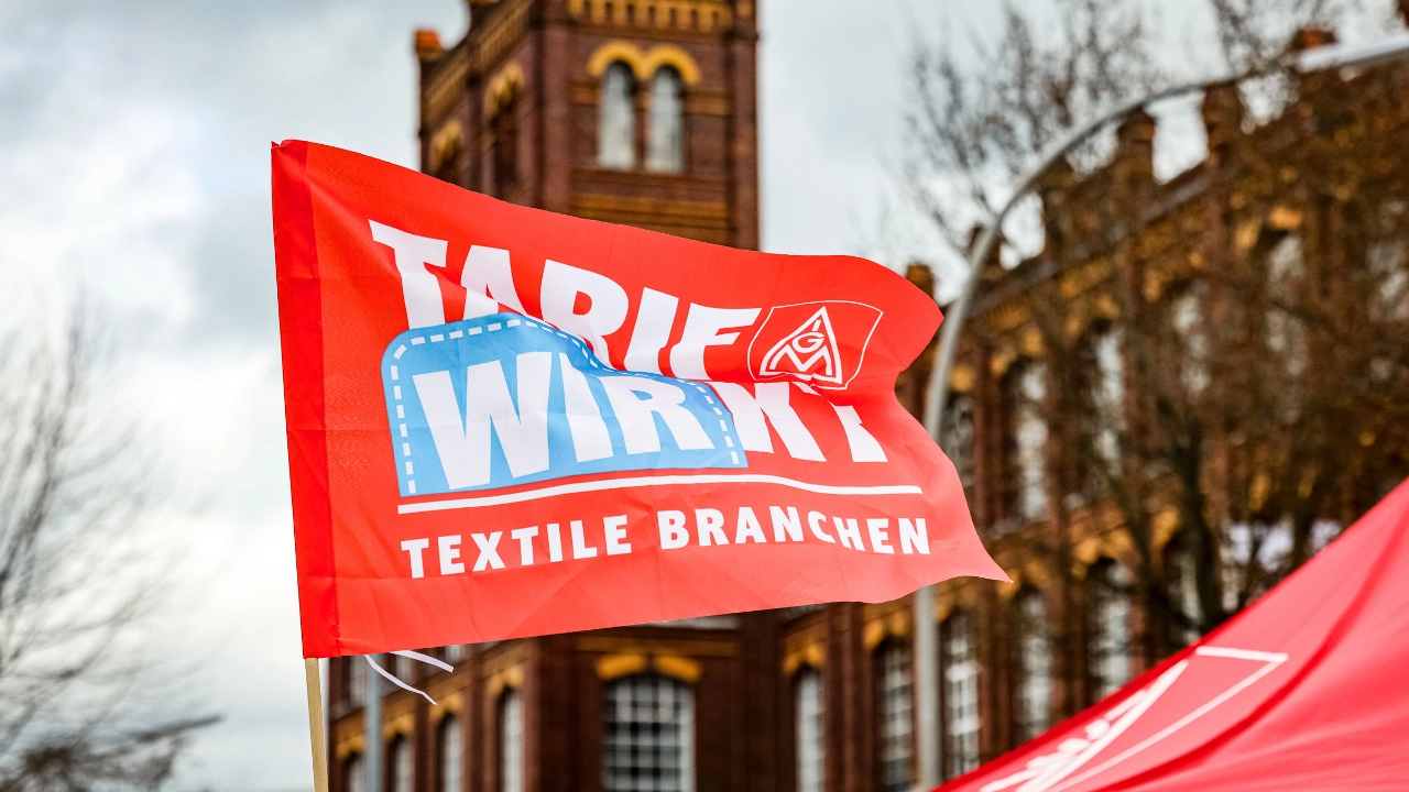 Tarifrunde Textil am 13.03.2023 in Gescher/NRW