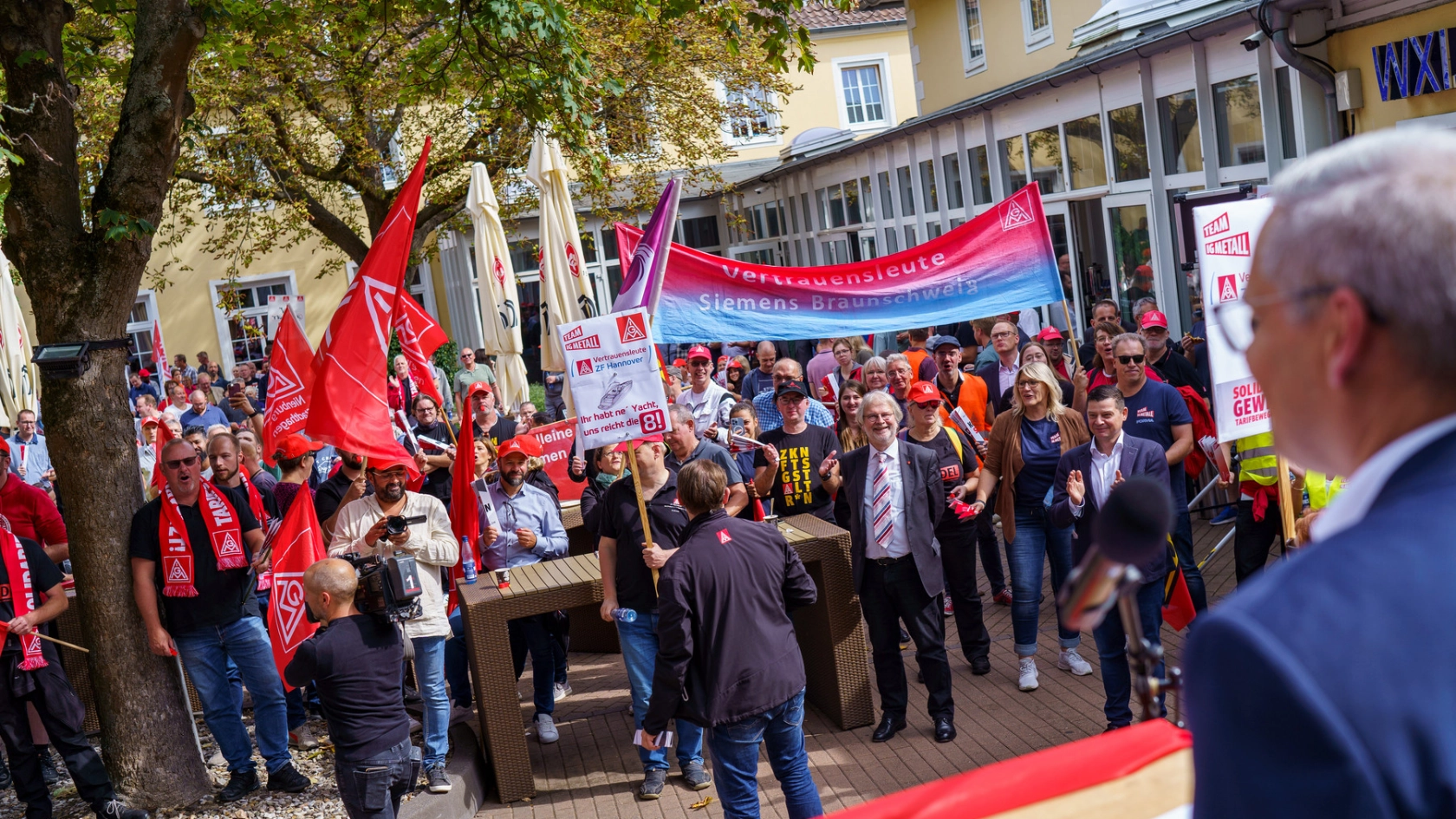 Archivbild aus der Tarifrunde 2022.