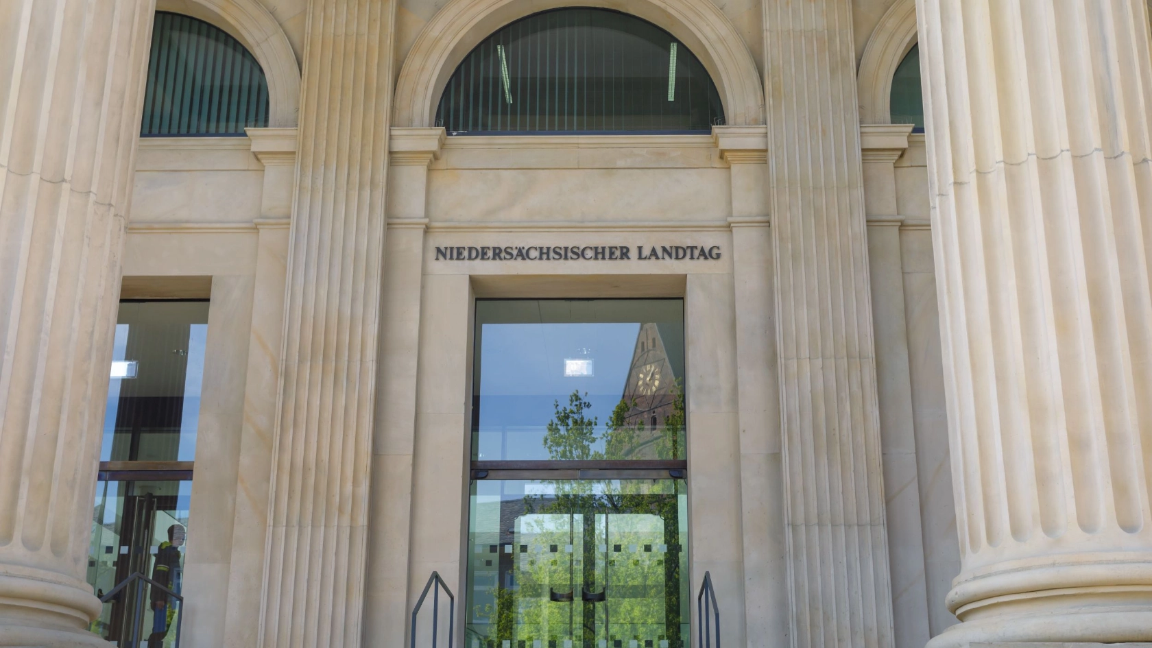 Niedersaechsischer Landtag in Hannover: Aussenansicht