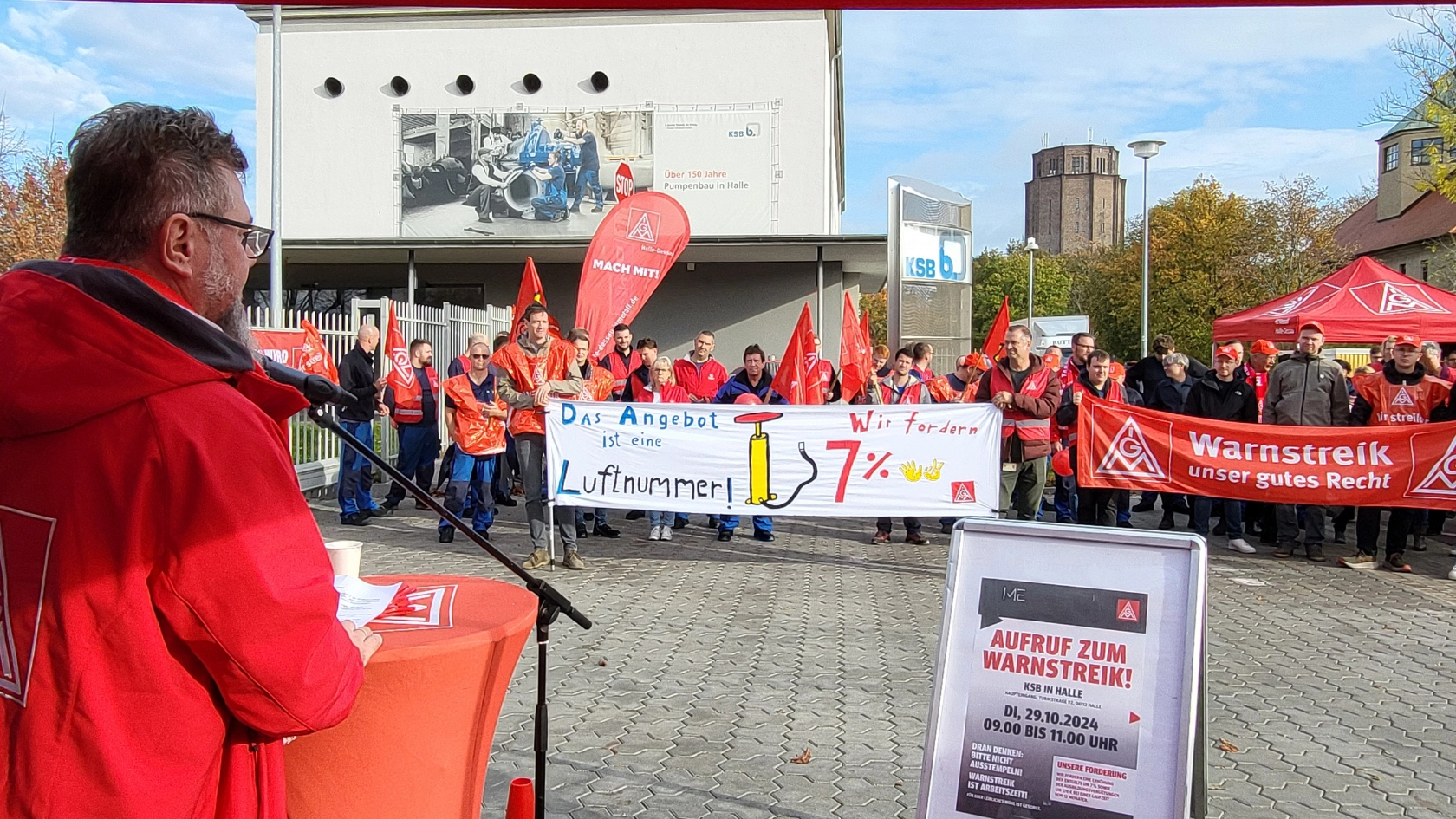 Warnstreik KSB