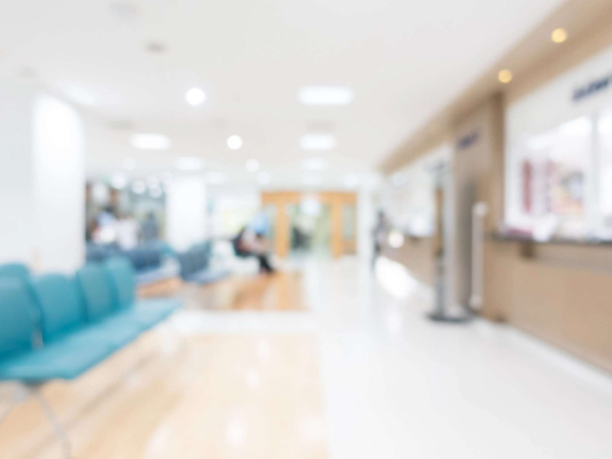 Wartezimmer Gesundheit verschwommen