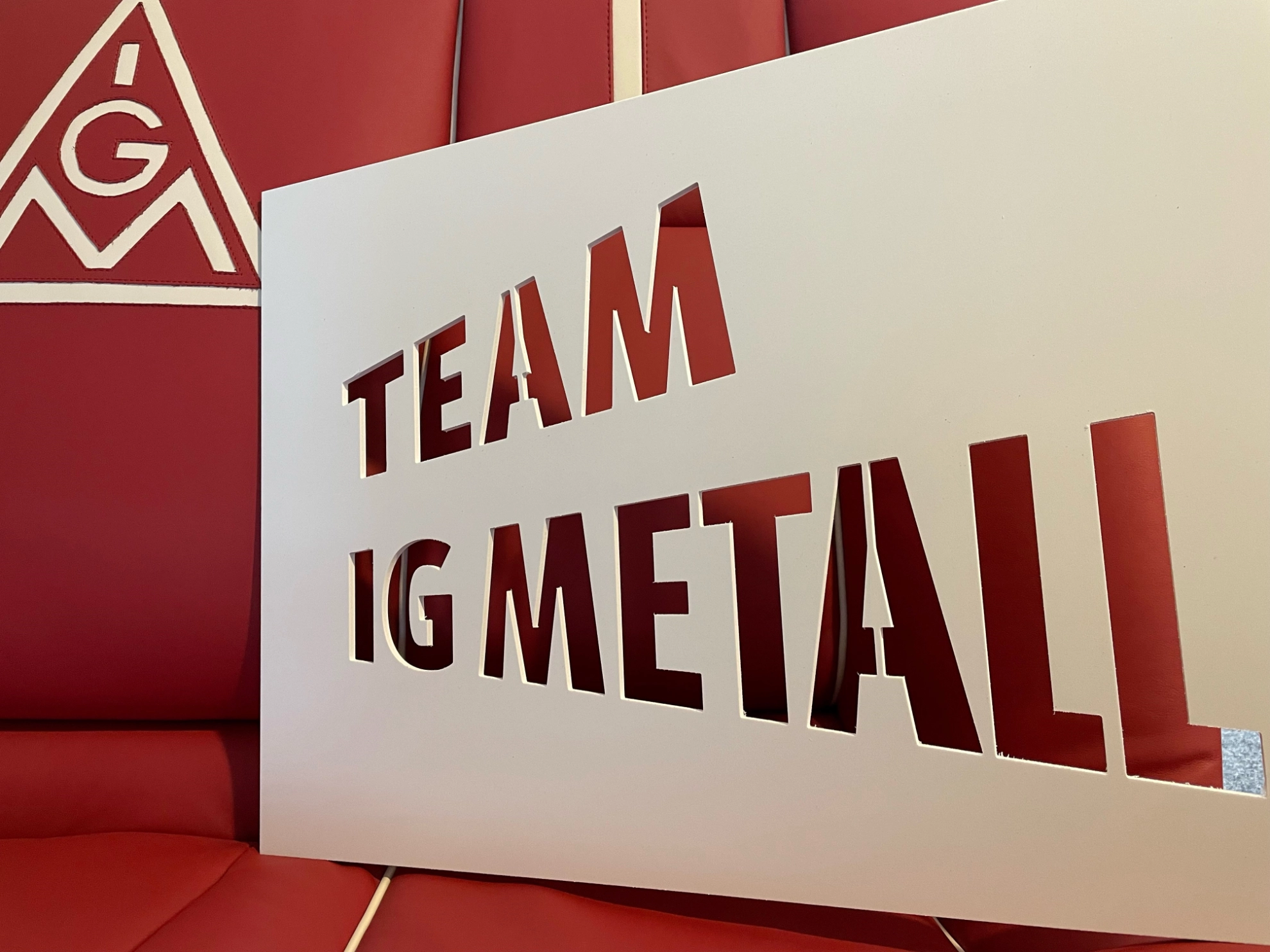 Team IG Metall Schablone 
