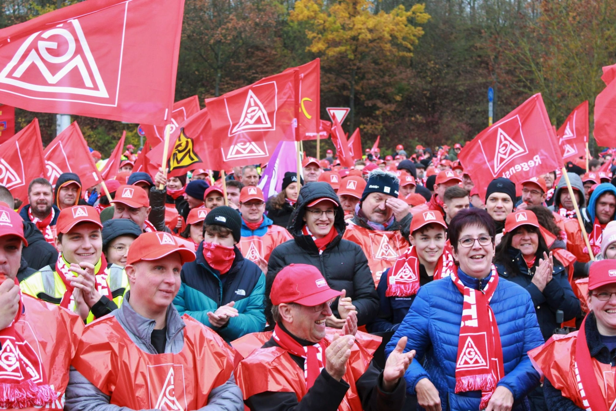 Warnstreik in Regensburg am 17.11.2021