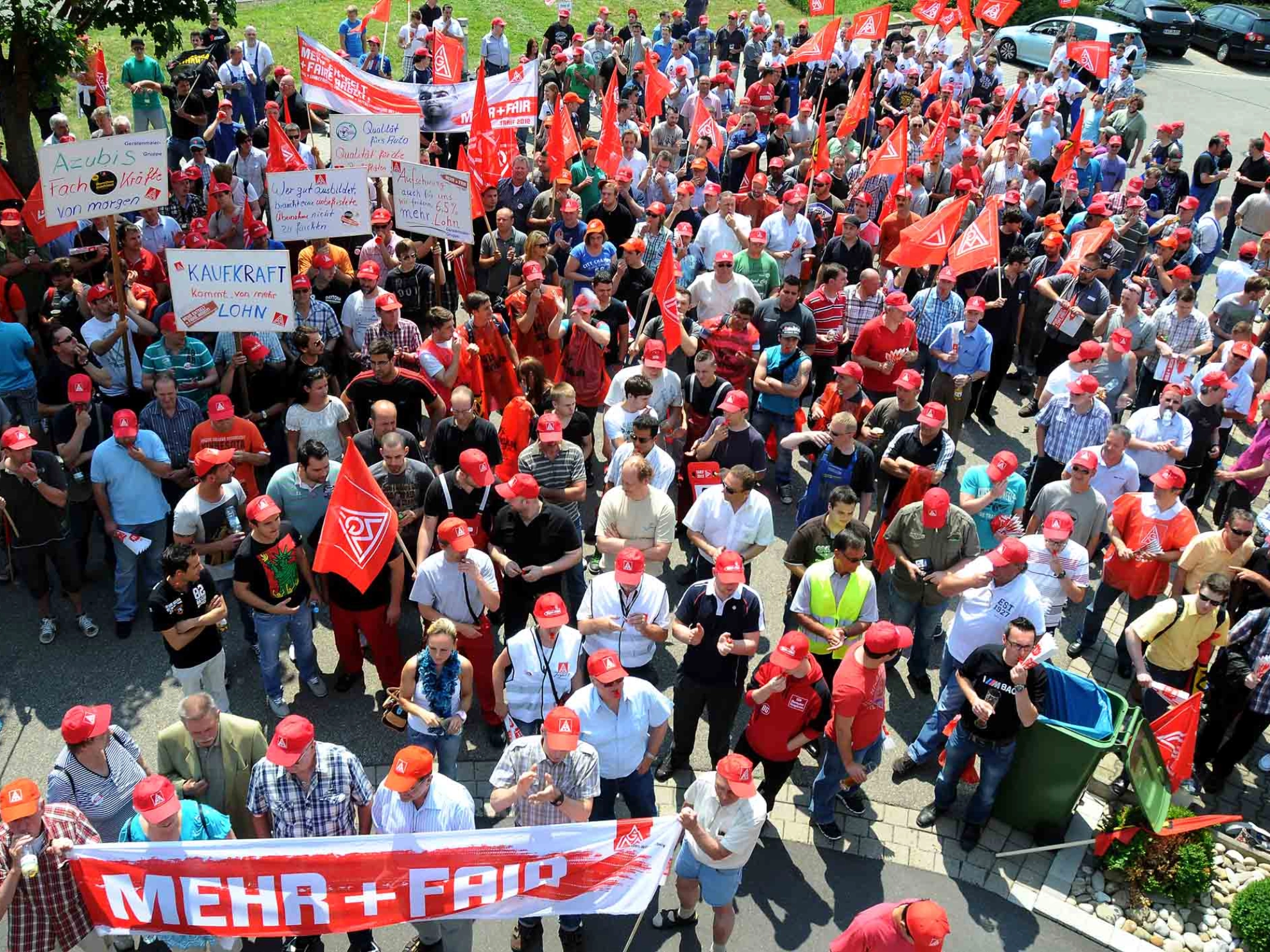 Warnstreik KfZ-Handwerk