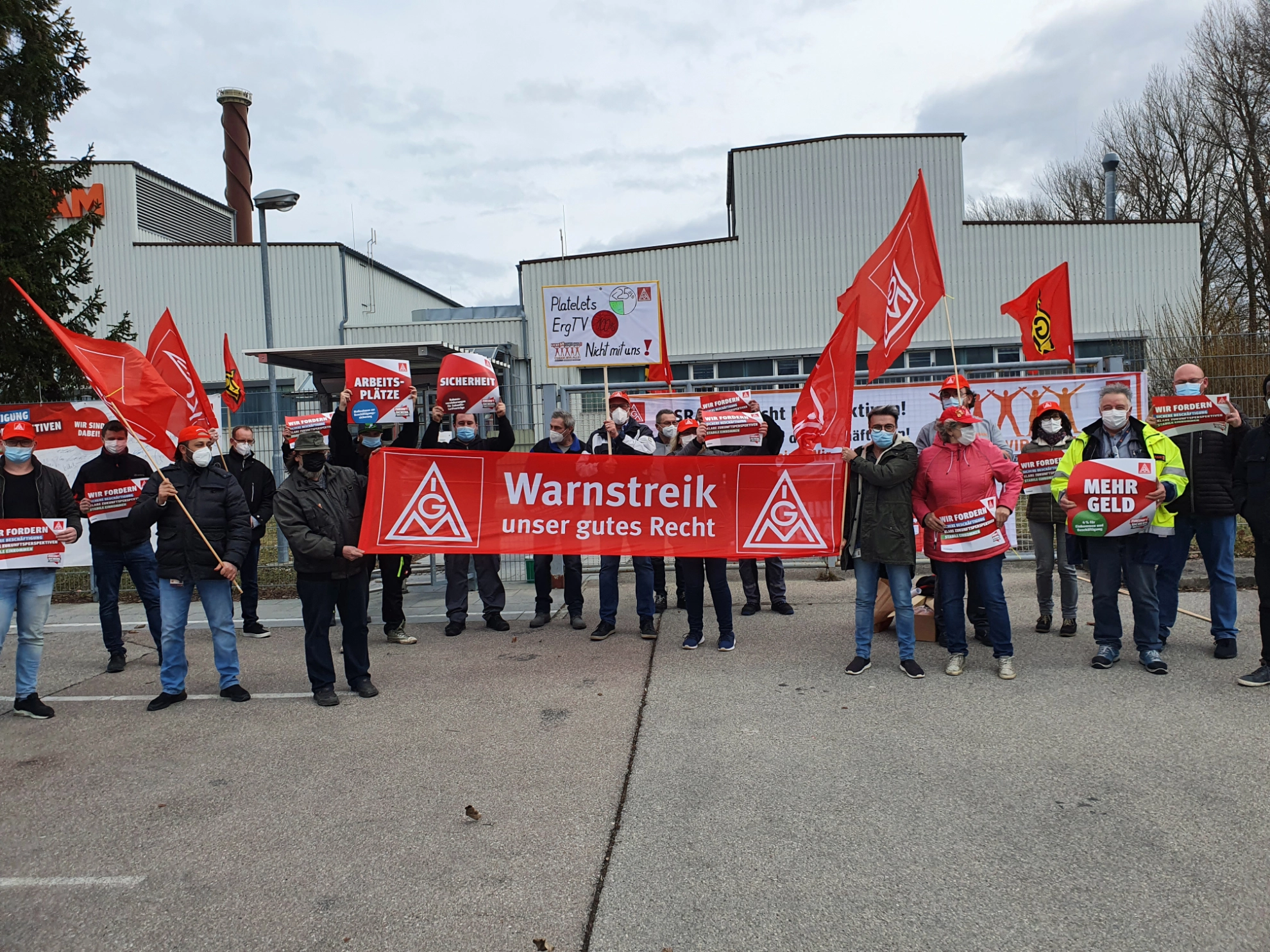 Tarifrunde M+E Warnstreik