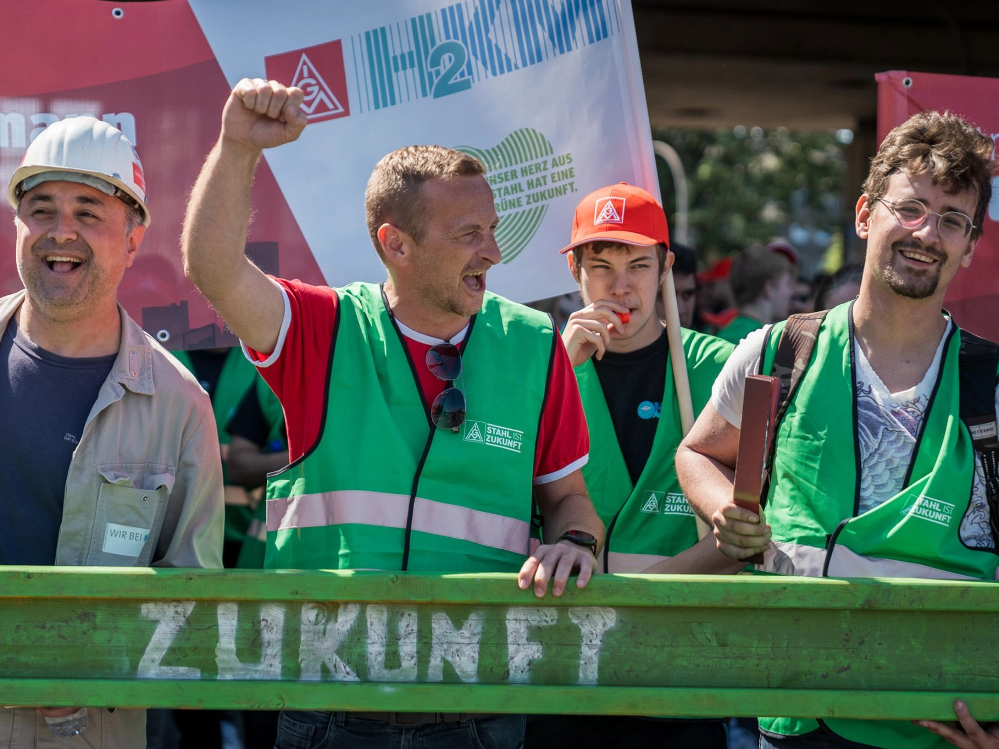 Stahl-Aktionstag am 14.6.2023 in Duisburg