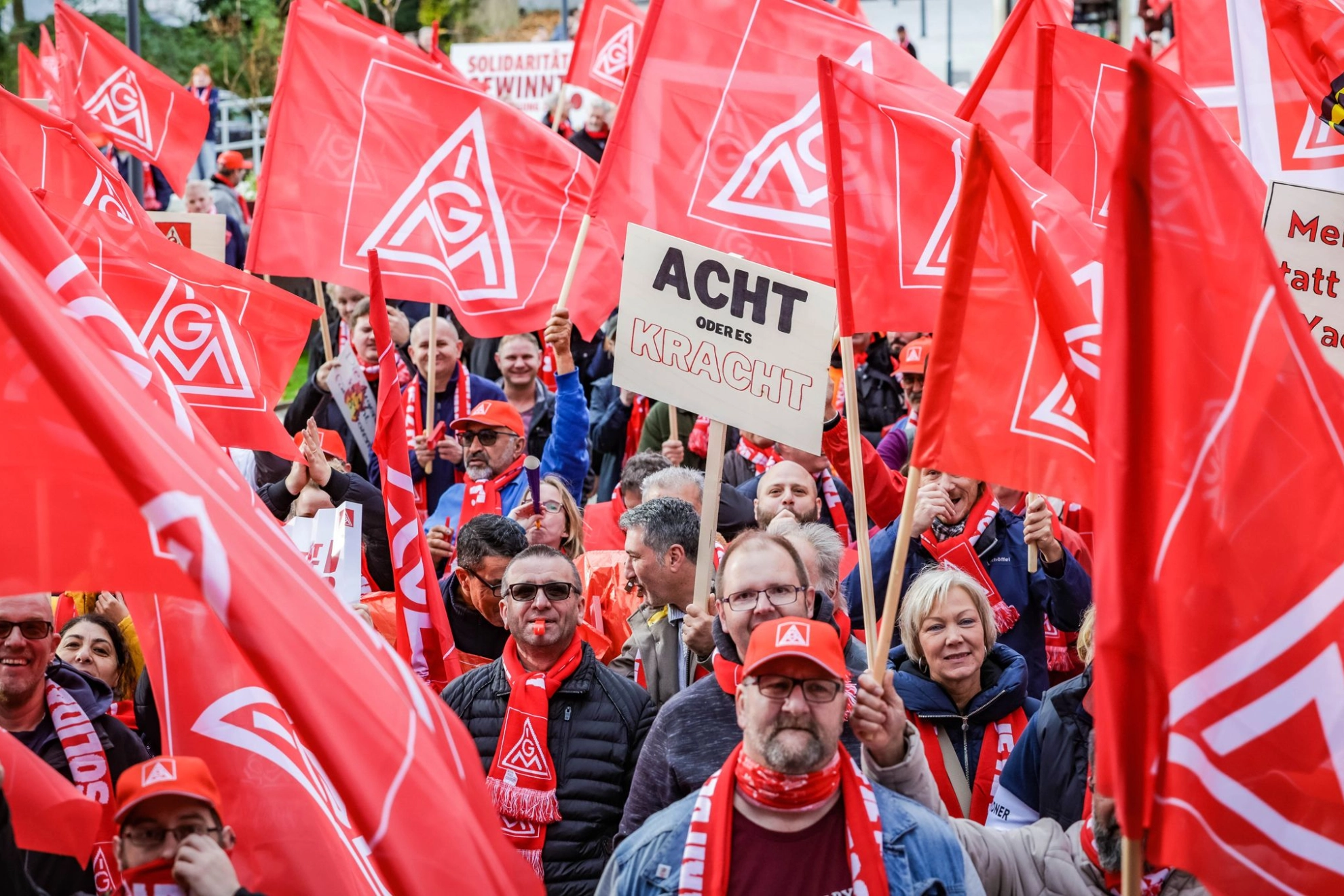 Warnstreik Gevelsberg / NRW