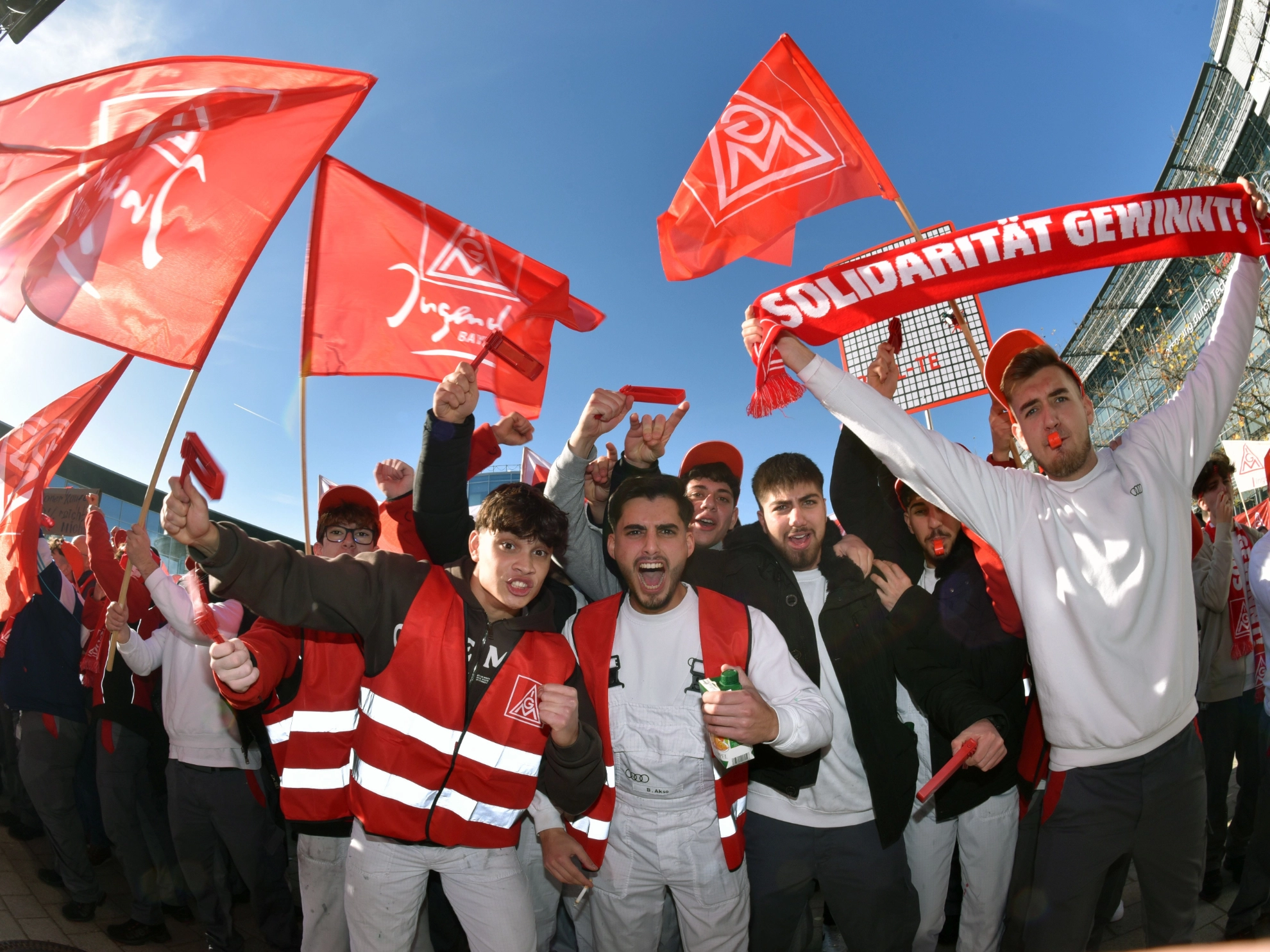 Warnstreik Audi Ingolstadt 2022