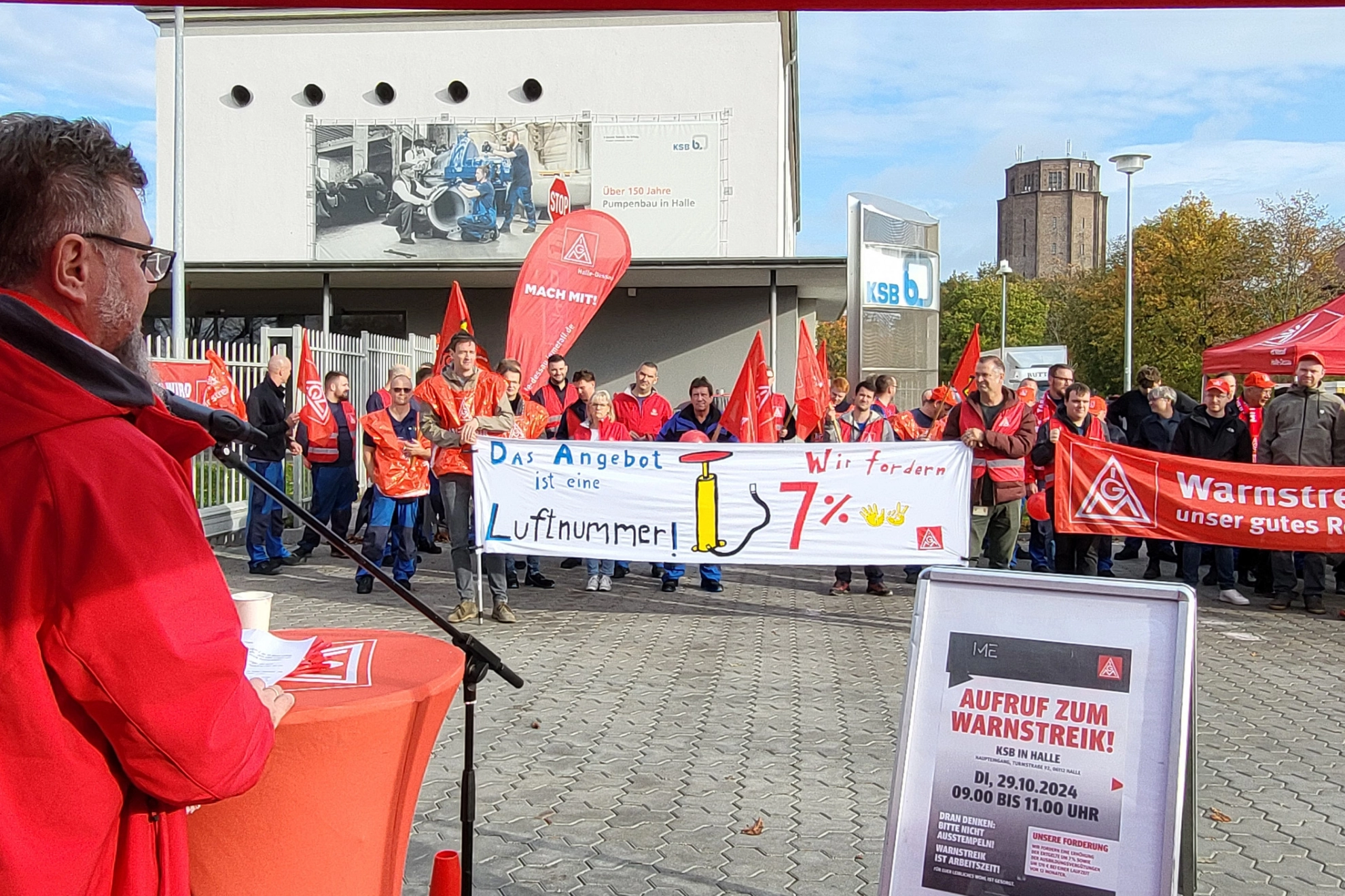 Warnstreik KSB