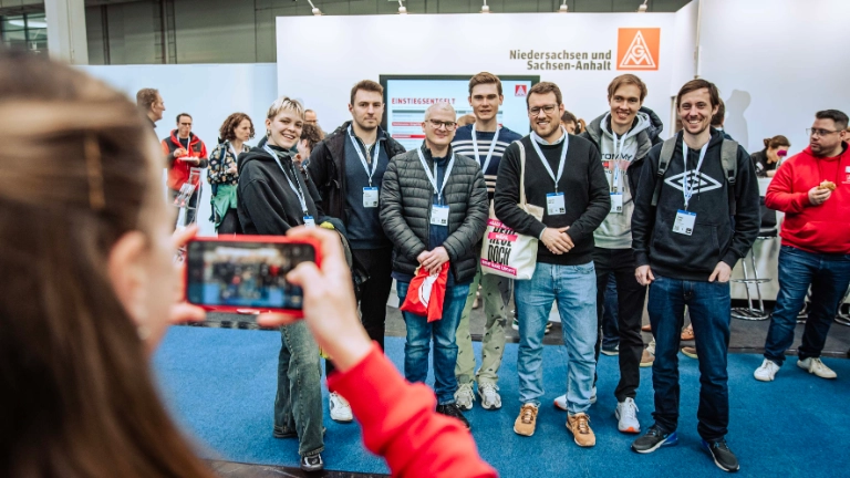 Hannover Messe 2025 - IG Metall-Stand