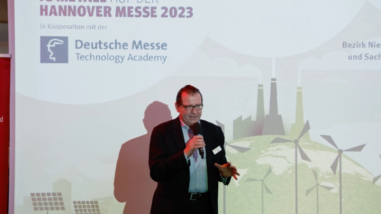 IG Metall auf der Hnnover Messe